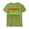 Grande Spinaci Lettering Outfit Love Healthy Food Maglietta - Maglietta Spinaci Lover per Amanti della Cucina Sana e Vegetariani