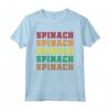 Grande Spinaci Lettering Outfit Love Healthy Food Maglietta - Maglietta Spinaci Lover per Amanti della Cucina Sana e Vegetariani