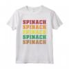 Grande Spinaci Lettering Outfit Love Healthy Food Maglietta - Maglietta Spinaci Lover per Amanti della Cucina Sana e Vegetariani