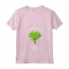 Donna Spinaci Bambino Biologico - Vegano Vegetariano Maglietta con Collo a V - Ideale per Amanti degli Spinaci e del Giardinaggio