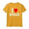 I Heart Spinaci - Maglietta Vegetariano Vegano Keto Basso Carboidrati - Leggera e Comoda