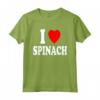 I Heart Spinaci - Maglietta Vegetariano Vegano Keto Basso Carboidrati - Leggera e Comoda