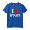 I Heart Spinaci - Maglietta Vegetariano Vegano Keto Basso Carboidrati - Leggera e Comoda