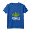 Donna Spinaci Bambino Biologico - Maglietta Vegetariana e Vegana con Stampa Spinaci e Cavolo - Ideale per Giardinieri e Amanti del Cibo Sano