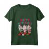 Spitz Giapponese Babbo Natale Elfo Renna Cane di Natale X-Mas Maglietta con Collo a V - Happy Howlydays e Merry Woofmas - Regalo per Amanti dei Cani e Proprietari di Spitz Giapponesi