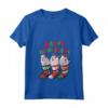 Spitz Giapponese Babbo Natale Elfo Renna Cane di Natale X-Mas Maglietta con Collo a V - Happy Howlydays e Merry Woofmas - Regalo per Amanti dei Cani e Proprietari di Spitz Giapponesi