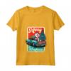 Spitz Giapponese Buon Natale Albero Camion Cane X-Mas Maglietta con Collo a V - Ideale come Regalo per Amanti dei Cani a Natale
