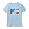 Giapponese Spitz Ombra nella Bandiera Americana Patriottica Maglietta - Regalo per Amanti dei Cani - Ideale per Natale o Compleanno