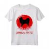 HapTiger Cucciolo Maglietta - T-shirt Vintage Retro Spitz Giapponesi - Ideale per Amanti dei Cani