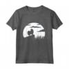 Giapponese Spitz Shadow in Moon - Cool Halloween Costume Maglietta - Regalo per Amanti degli Animali e Proprietari di Cani
