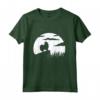 Giapponese Spitz Shadow in Moon - Cool Halloween Costume Maglietta - Regalo per Amanti degli Animali e Proprietari di Cani