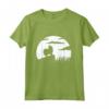 Giapponese Spitz Shadow in Moon - Cool Halloween Costume Maglietta - Regalo per Amanti degli Animali e Proprietari di Cani