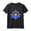 Sailor con Rosa dei Venti - Vela Sport Acquatici Barca Vela Maglietta - Ideale Regalo per Appassionati della Vela e Atleti Acquatici