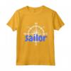 Sailor con Rosa dei Venti - Vela Sport Acquatici Barca Vela Maglietta - Ideale Regalo per Appassionati della Vela e Atleti Acquatici
