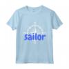Sailor con Rosa dei Venti - Vela Sport Acquatici Barca Vela Maglietta - Ideale Regalo per Appassionati della Vela e Atleti Acquatici