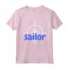 Sailor con Rosa dei Venti - Vela Sport Acquatici Barca Vela Maglietta - Ideale Regalo per Appassionati della Vela e Atleti Acquatici