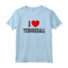 Maglietta da uomo I Heart Love Tchoukball - Abbigliamento Sportivo Divertente - Regalo Originale per Compleanni e Festività