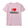 Maglietta da uomo I Heart Love Tchoukball - Abbigliamento Sportivo Divertente - Regalo Originale per Compleanni e Festività