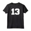 Maglia Sportiva Numero 13 Player #13 - Varsity Maglietta Retro Old School per Appassionati di Sport - Ideale come Regalo per Giocatori e Allenatori