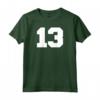 Maglia Sportiva Numero 13 Player #13 - Varsity Maglietta Retro Old School per Appassionati di Sport - Ideale come Regalo per Giocatori e Allenatori