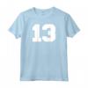 Maglia Sportiva Numero 13 Player #13 - Varsity Maglietta Retro Old School per Appassionati di Sport - Ideale come Regalo per Giocatori e Allenatori