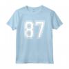 Number 87 Numbered Uniform Sports Jersey - Team 87th Birthday Maglietta - Personalized Athletic Varsity Number for Sports Fans and Birthday Parties