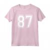 Number 87 Numbered Uniform Sports Jersey - Team 87th Birthday Maglietta - Personalized Athletic Varsity Number for Sports Fans and Birthday Parties
