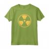 Official HapTiger Radiation Symbol Nuke 3D Gold Maglietta - Unique Nuclear Logo Tee