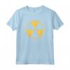 Official HapTiger Radiation Symbol Nuke 3D Gold Maglietta - Unique Nuclear Logo Tee