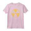 Official HapTiger Radiation Symbol Nuke 3D Gold Maglietta - Unique Nuclear Logo Tee