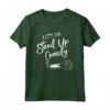 Let's Do Stand Up Comedy - Microfono - Comico Comico Maglietta per Uomini e Donne - Ideale Regalo per Festa del Papà o della Mamma