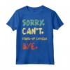 Sorry Can't Stand up comedy Bye Maglietta - Look Divertente e Comodo per Appassionati di Humour