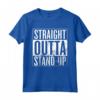 Straight Outta Stand-Up - Stand Up Comico Maglietta Design Divertente per gli Amanti della Commedia Stand-Up