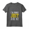 Donna Sono divertente Just Ask Me - Comedy Stand-up Maglietta con Collo a V - Ideale per Amanti del Cabaret e dello Stand-up Comedy