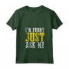 Donna Sono divertente Just Ask Me - Comedy Stand-up Maglietta con Collo a V - Ideale per Amanti del Cabaret e dello Stand-up Comedy