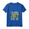 Donna Sono divertente Just Ask Me - Comedy Stand-up Maglietta con Collo a V - Ideale per Amanti del Cabaret e dello Stand-up Comedy