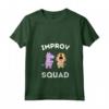 Donna Apri Mic Notte - Stand Up Comico & Classe Improv Maglietta con Collo a V per Serate di Cabaret e Improvvisazione