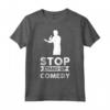 Stop Stand-Up Comedy Wu Maglietta - Ideale per Amanti della Commedia Stand Up e Comici - Acquista Online per Festival Open Mic
