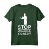 Stop Stand-Up Comedy Wu Maglietta - Ideale per Amanti della Commedia Stand Up e Comici - Acquista Online per Festival Open Mic