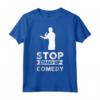 Stop Stand-Up Comedy Wu Maglietta - Ideale per Amanti della Commedia Stand Up e Comici - Acquista Online per Festival Open Mic