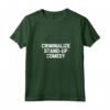 Donna Criminalize Stand-Up Comedy - Funny Saying Sarcastic Novità Maglietta con Collo a V - Ideale per Amanti dell'Umorismo e della Commedia