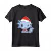 Bambino Xmas Shirt – Baby Axolotl con Cappello Natalizio - Maglietta Natale per Bambini - Idea Regalo Divertente