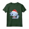Bambino Xmas Shirt – Baby Axolotl con Cappello Natalizio - Maglietta Natale per Bambini - Idea Regalo Divertente