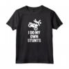 I do my own stunts Cruiser Rocker - Rocker divertente moto Maglietta - Ideale per Compleanno o Natale