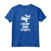 I do my own stunts Cruiser Rocker - Rocker divertente moto Maglietta - Ideale per Compleanno o Natale