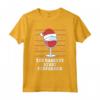 Naughty Stunt Performer Divertente Natale Maglietta - Design Natalizio Festoso per le Feste con Babbo Natale e Renne
