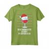 Naughty Stunt Performer Divertente Natale Maglietta - Design Natalizio Festoso per le Feste con Babbo Natale e Renne