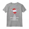 Naughty Stunt Performer Divertente Natale Maglietta - Design Natalizio Festoso per le Feste con Babbo Natale e Renne