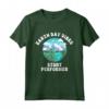 Earth Day Vibes Stunt Esecutore Maglietta - Design Ecologico per la Giornata della Terra - Acquista Online T-shirt Ambiente