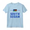 Sudan del Sud - Maglietta Bandiera del Sud Sudan - Mostra con Orgoglio le Tue Radici e il tuo DNA del Sud Sudan